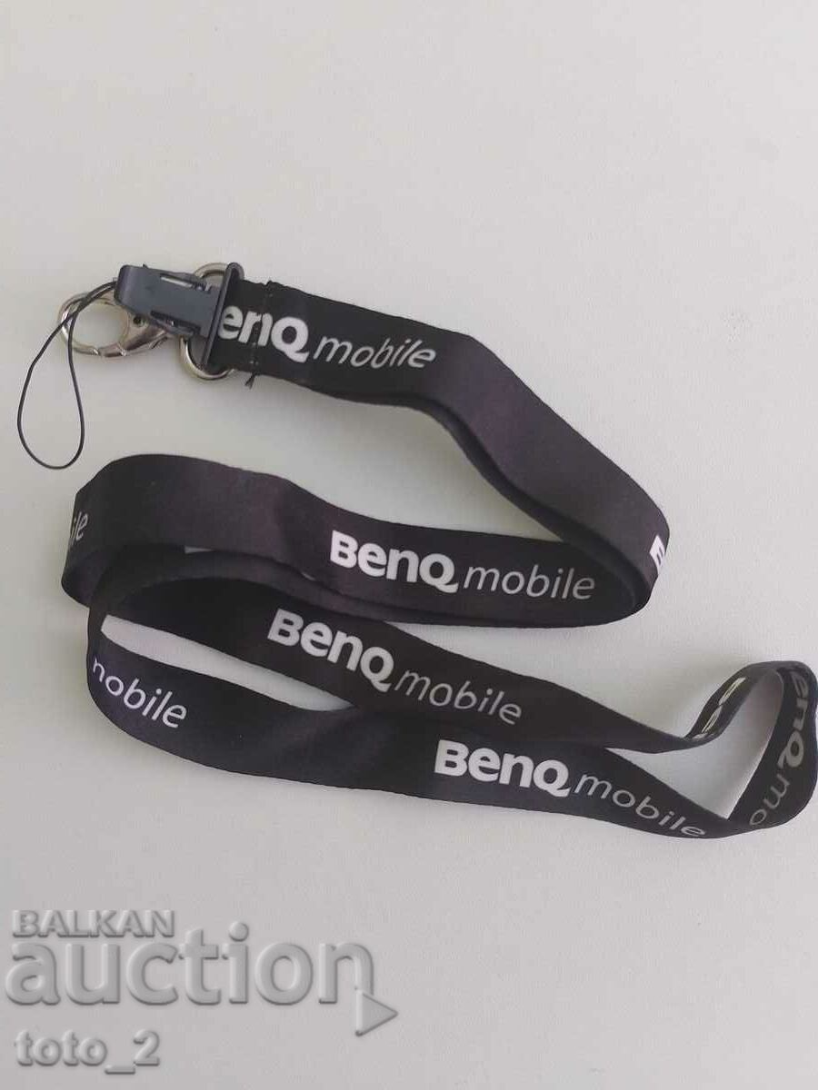 Advertising tape for keys, GSM, camera / cord / Benq mobile