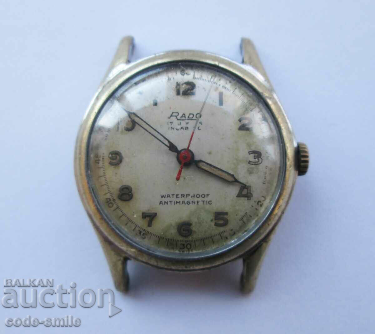 Стар винтич механичен ръчен часовник Радо RADO Watch Co