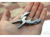 Pocket multi-function folding pliers with tools, wrench