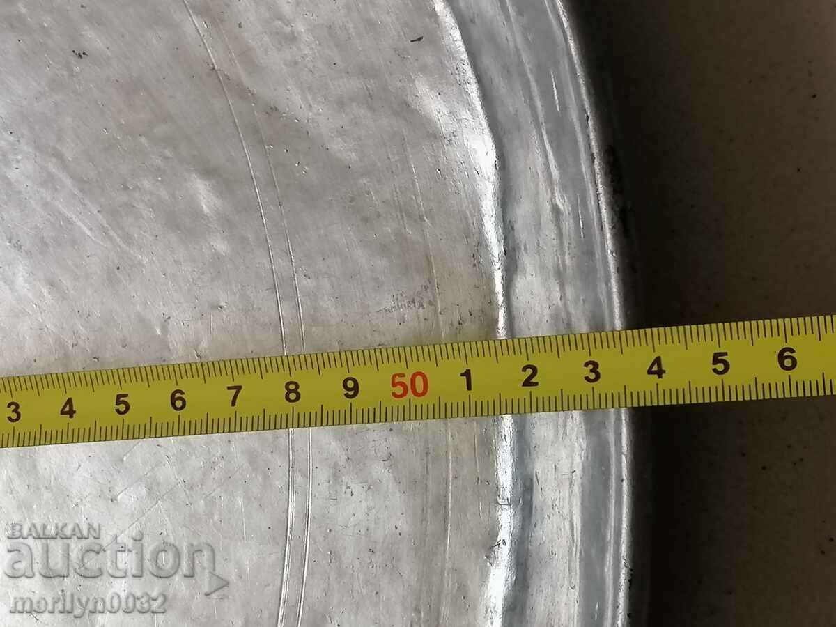 Large Christmas Pie Pan Blue Copper Copper Dish - 5 Large Christmas Pie Pan Blue Copper Copper Dish - 5