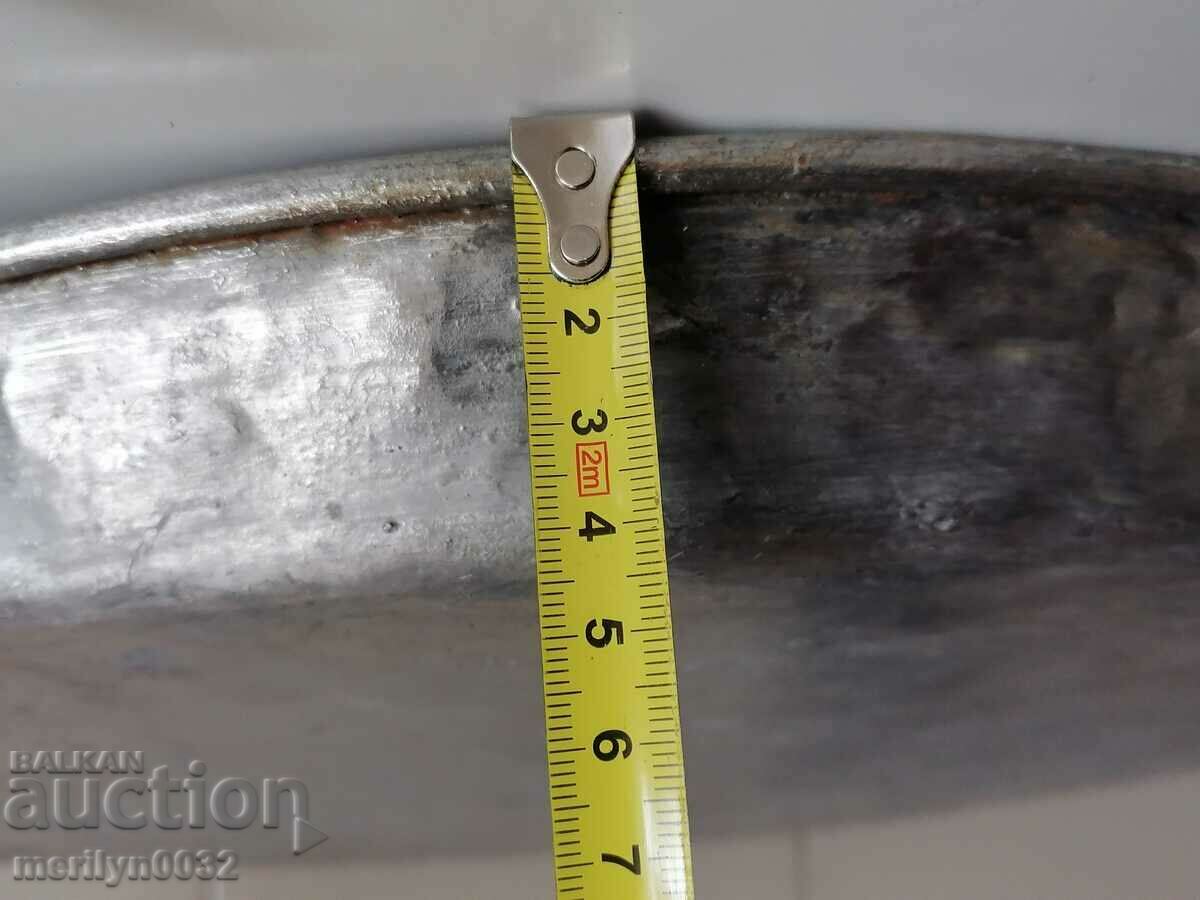 Large Christmas Pie Pan Blue Copper Copper Dish - 6 Large Christmas Pie Pan Blue Copper Copper Dish - 6