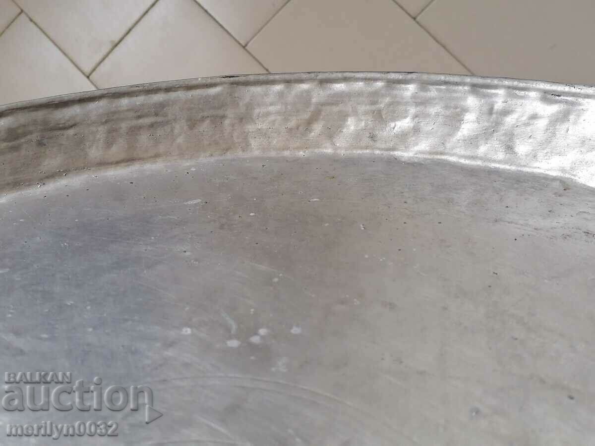 Large Christmas Pie Pan Blue Copper Copper Dish - 7 Large Christmas Pie Pan Blue Copper Copper Dish - 7