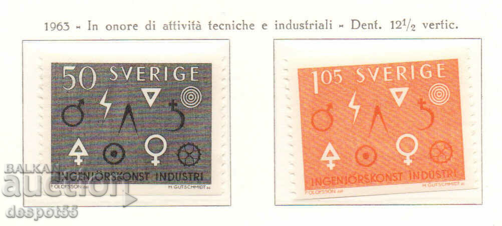 1963. Σουηδία. Μηχανικές δεξιότητες και βιομηχανία.