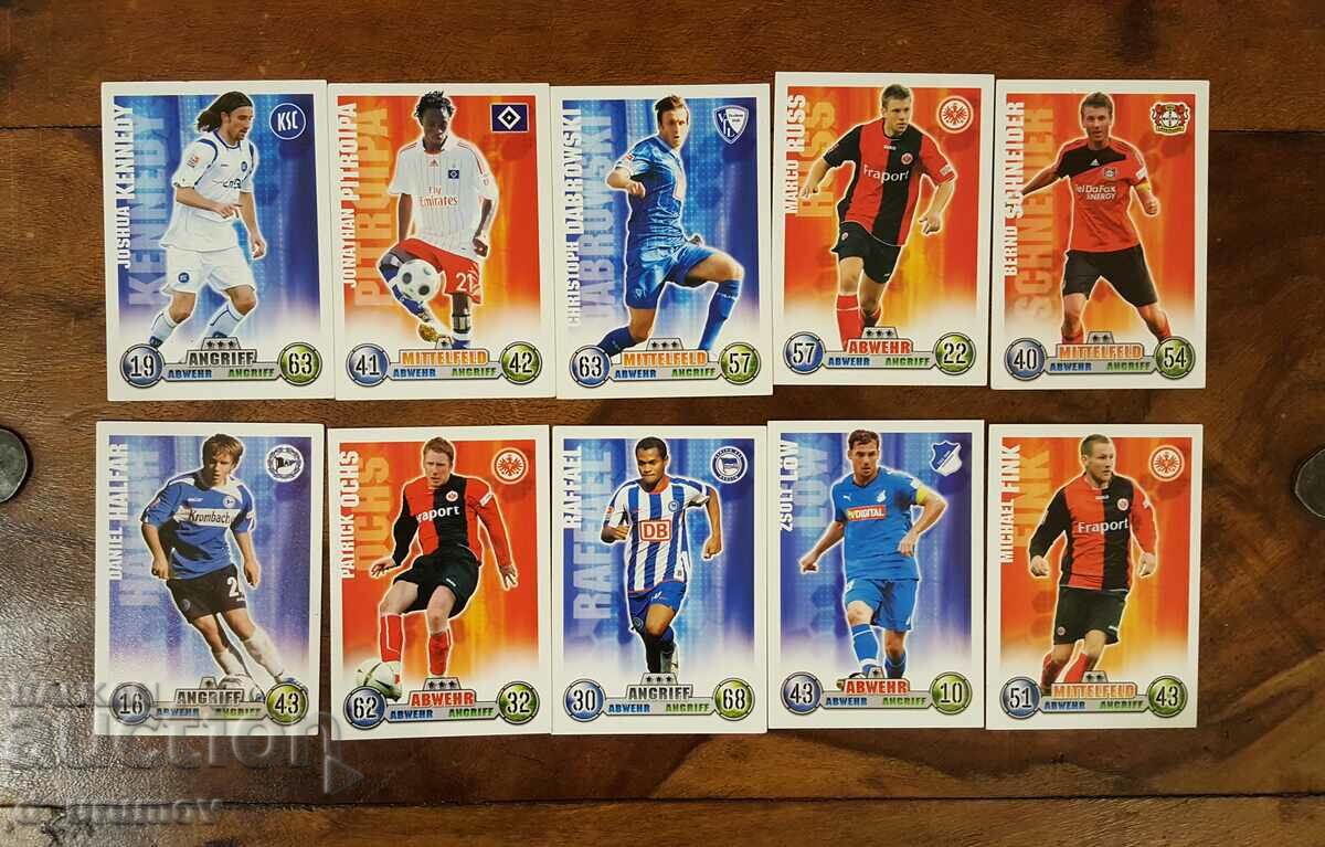 Auction Topps Football Player Cards. Bundesliga 2008-2009 – 30 pcs. Auction Topps Football Player Cards. Bundesliga 2008-2009 – 30 pcs.