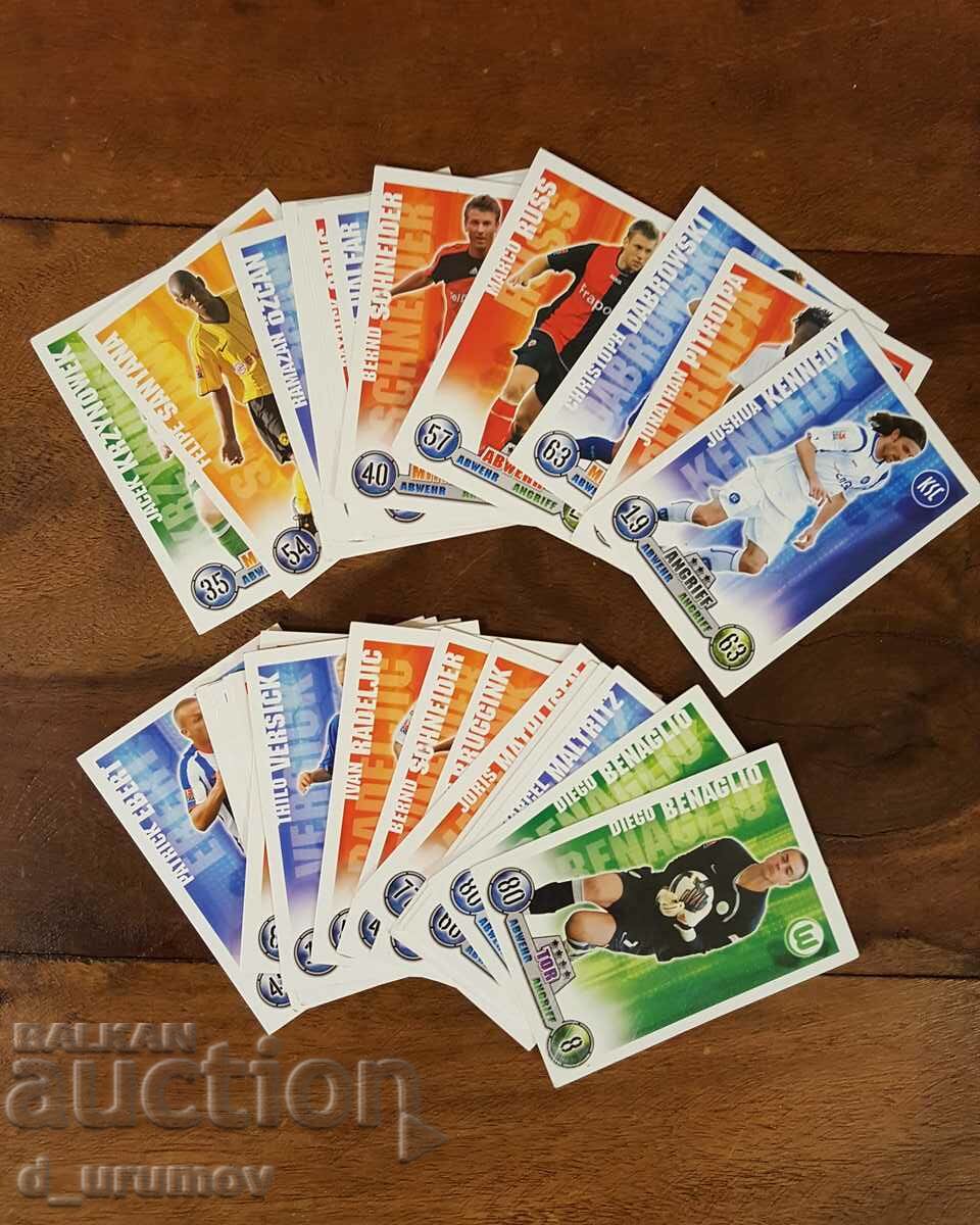 Topps Football Player Cards. Bundesliga 2008-2009 – 30 pcs.