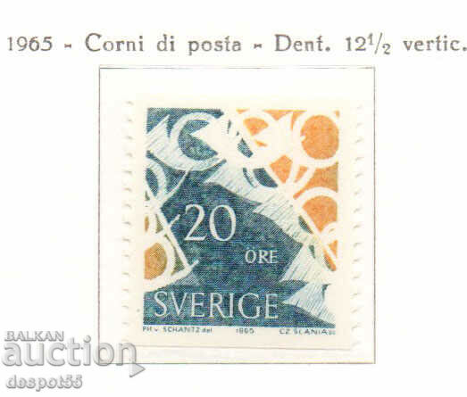 1965. Σουηδία. Ταχυδρομική κόρνα.