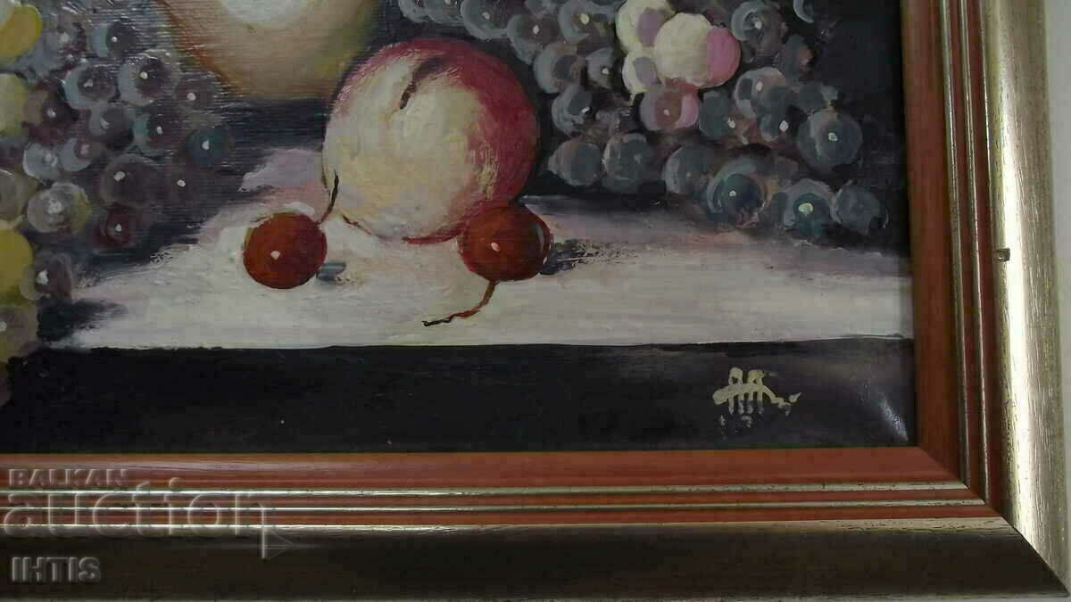 OLD painting - / Still life / - oil - Super - - 6 OLD painting - / Still life / - oil - Super - - 6
