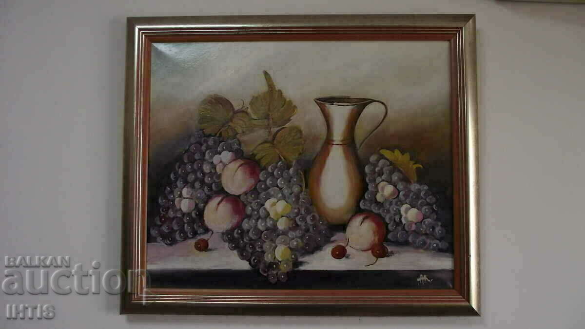 OLD painting - / Still life / - oil - Super - OLD painting - / Still life / - oil - Super -