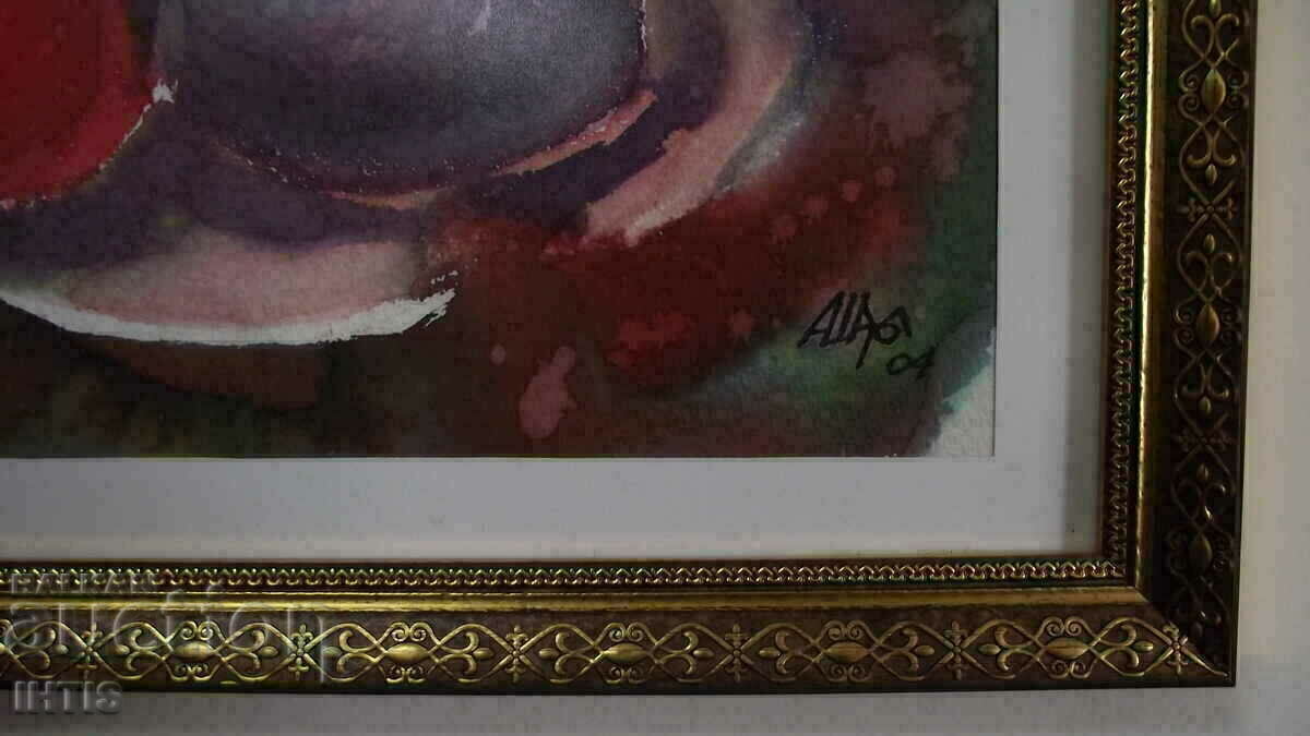 OLD Painting - Watercolor - Easter Easter Eggs - Excellent - 7 OLD Painting - Watercolor - Easter Easter Eggs - Excellent - 7