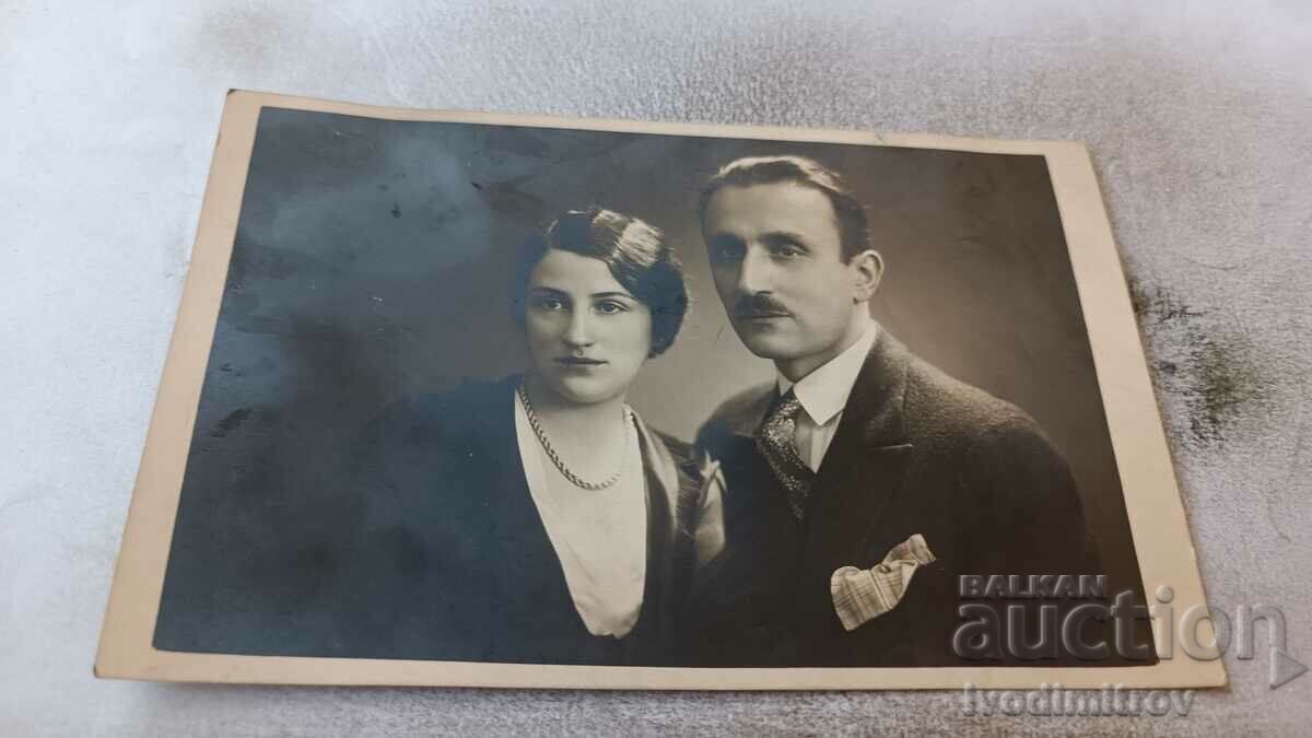Снимка София Мъж и жена 1932
