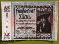 5000 marks 1922 Germany