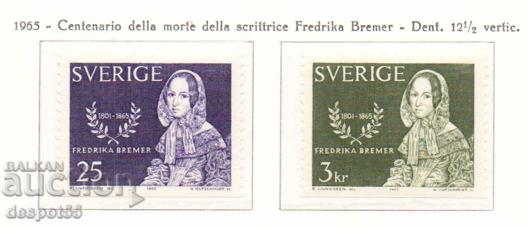 1965. Sweden. Frederica Bremer.