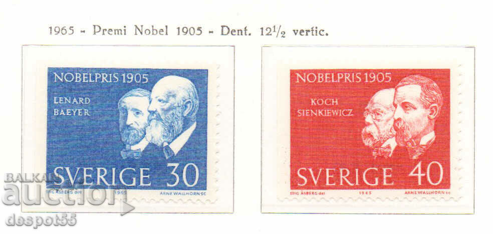 1965. Sweden. Nobel Prizes 1905