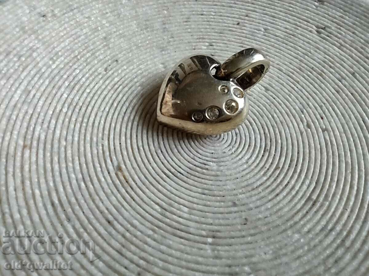 Medallion - silver with gilding, HEART with price 99.00 BGN | € 50.62 Medallion - silver with gilding, HEART with price 99.00 BGN | € 50.62