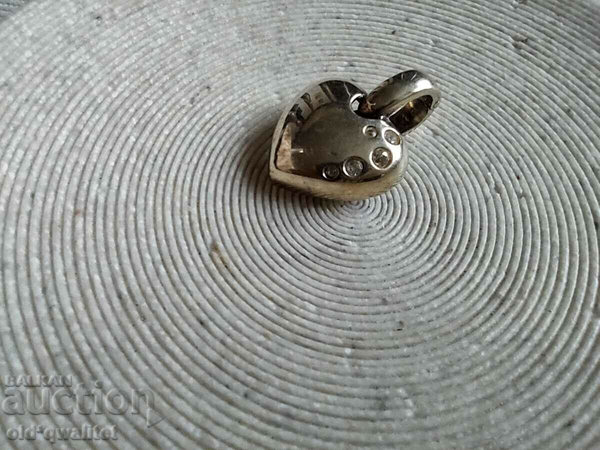 Auction Medallion - silver with gilding, HEART Auction Medallion - silver with gilding, HEART