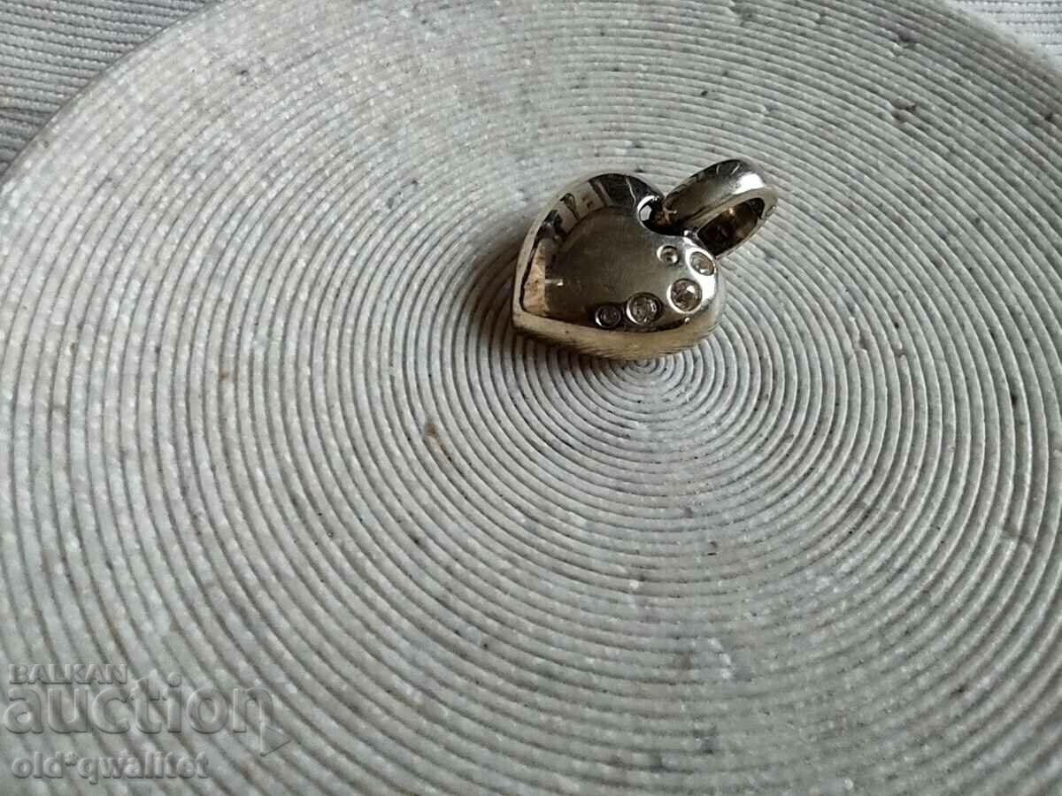 Delivery of Medallion - silver with gilding, HEART Delivery of Medallion - silver with gilding, HEART