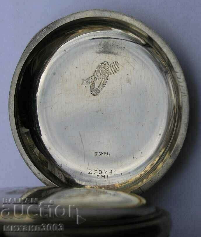 Auction  RARE SWISS CUSTOM INVAR POCKET WATCH