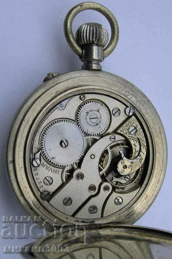 RARE SWISS CUSTOM INVAR POCKET WATCH - 6