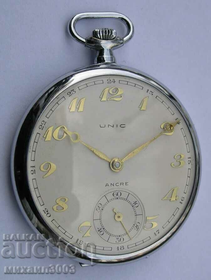 Ceasul de buzunar UNIC SWISS din anii 1940