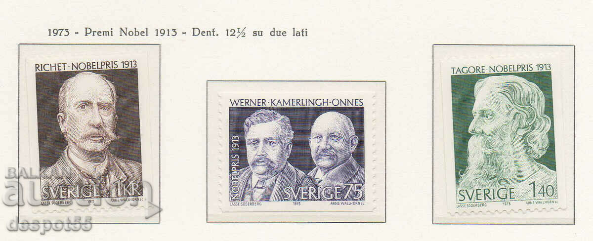 1973. Швеция. Носители на Нобелова награда за 1913 г.