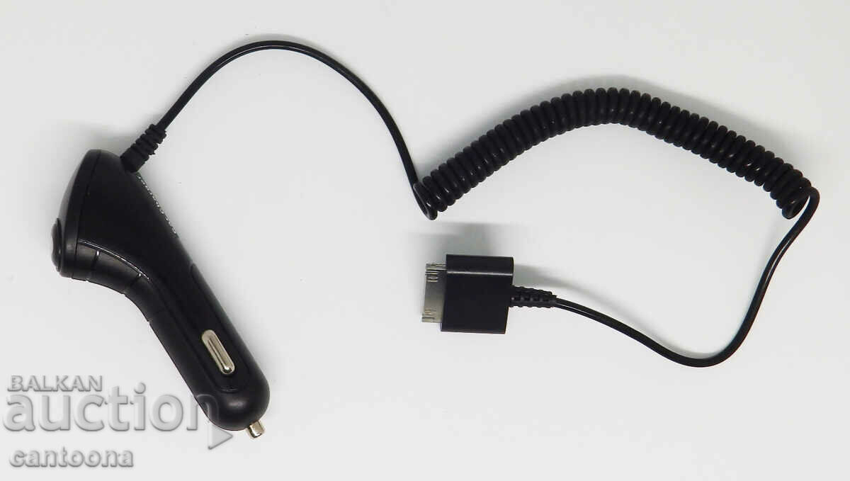 Car charger, for iPhone 4 + USB port, 12V-24V with price 7.98 BGN | € 4.08