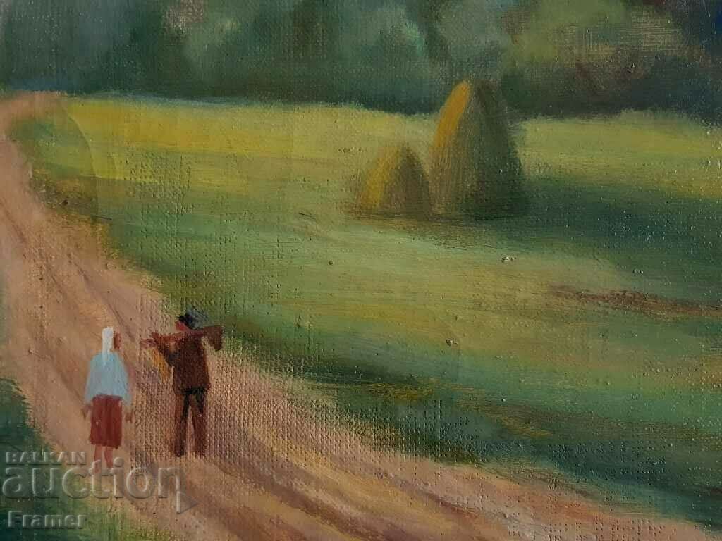 Auction Boris Kolev 1906-1982 Unique Landscape from 1977 oil paints Auction Boris Kolev 1906-1982 Unique Landscape from 1977 oil paints