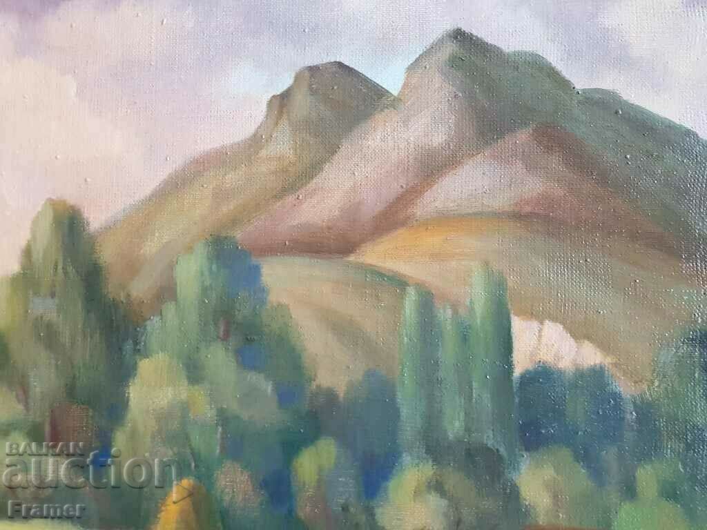 Delivery of Boris Kolev 1906-1982 Unique Landscape from 1977 oil paints Delivery of Boris Kolev 1906-1982 Unique Landscape from 1977 oil paints