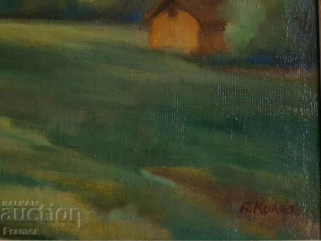 Boris Kolev 1906-1982 Unique Landscape from 1977 oil paints - 5 Boris Kolev 1906-1982 Unique Landscape from 1977 oil paints - 5