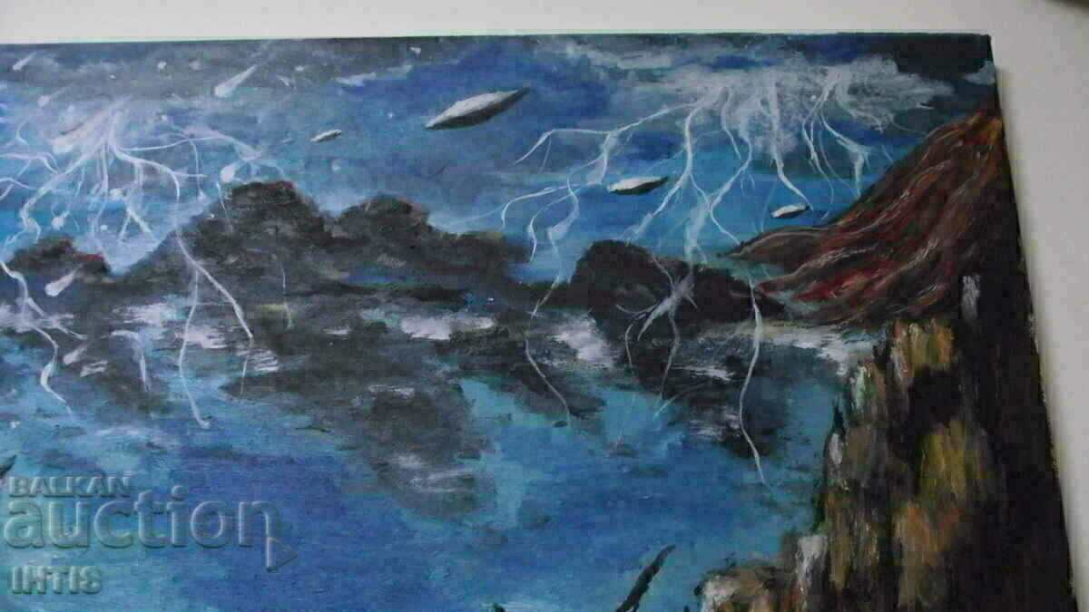 PAINTING- / Master Drawing-abstraction /- oil - - 6 PAINTING- / Master Drawing-abstraction /- oil - - 6