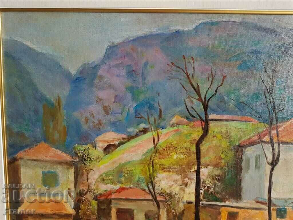 Аукцион ЗДРАВКО АЛЕКСАНДРОВ 1911 - 1998 Пейзаж пролет 1992г масло Аукцион ЗДРАВКО АЛЕКСАНДРОВ 1911 - 1998 Пейзаж пролет 1992г масло