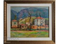 ZDRAVKO ALEXANDROV 1911 - 1998 Τοπίο άνοιξη 1992 λάδι