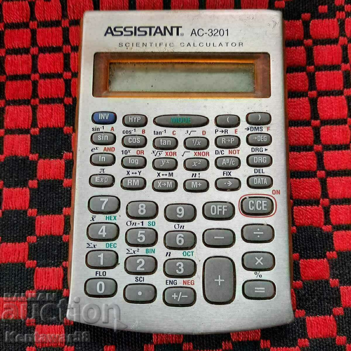 Electronic calculator.