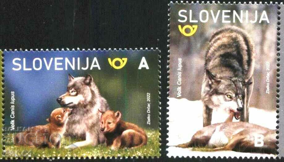 Pure Stamps Fauna Wolves 2022 din Slovenia