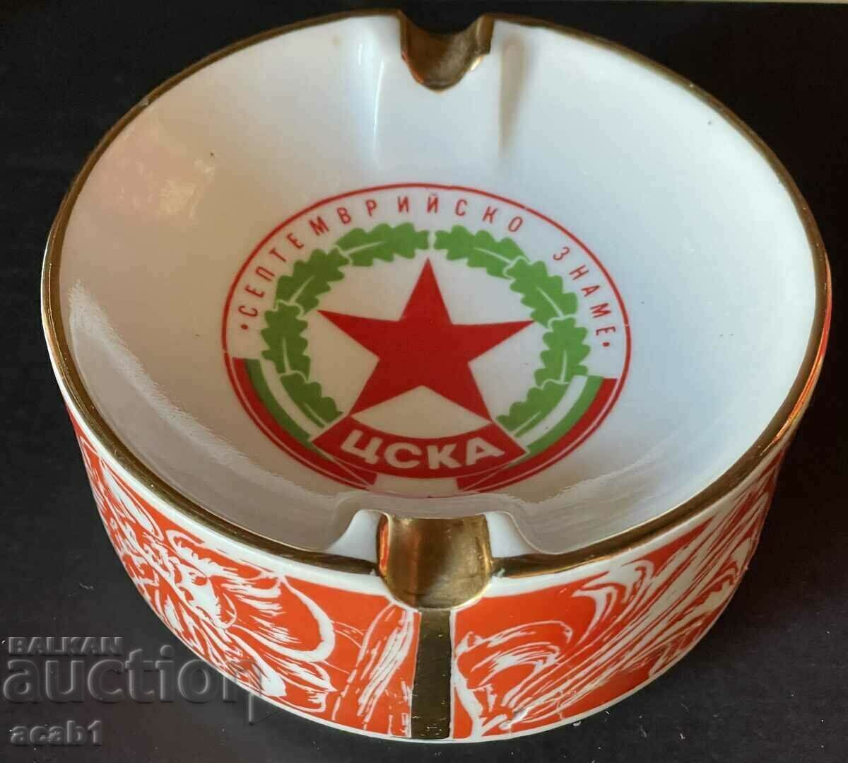 Ashtray CSKA September flag with price 49.99 BGN | € 25.56 Ashtray CSKA September flag with price 49.99 BGN | € 25.56