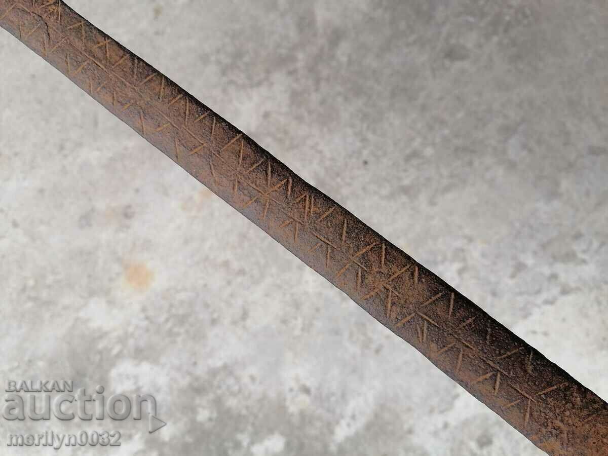 Old hand-made fork, wrought iron, chopper with price 49.00 BGN | € 25.05 Old hand-made fork, wrought iron, chopper with price 49.00 BGN | € 25.05