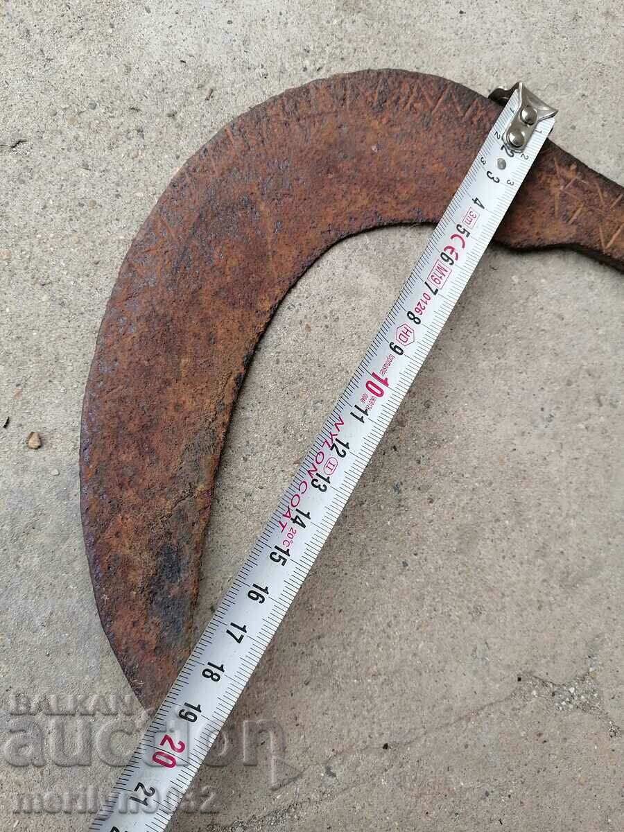 Old hand-made fork, wrought iron, chopper - 5 Old hand-made fork, wrought iron, chopper - 5