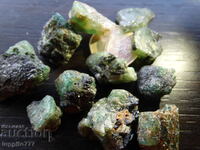 natural emerald beryl on matrix unique lot 285.60 carats