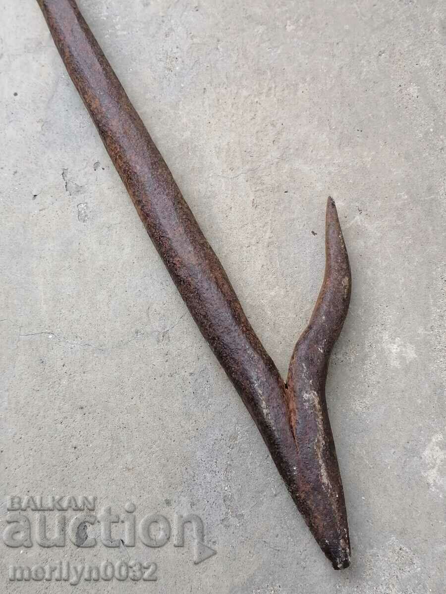 Παλιό γάντζο για το χτύπημα του νύχι από σφυρήλατο σίδερο - 7 Παλιό γάντζο για το χτύπημα του νύχι από σφυρήλατο σίδερο - 7