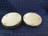 Set of antique porcelain plates - Decor feinsilber