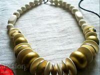 3 beautiful necklaces very old natural stone