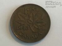 Канада 1 цент 1943 година