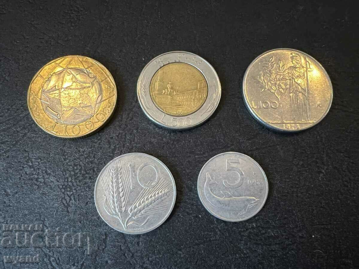 Лот монети от Италия