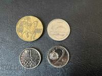 Lot of coins from the Czech Republic