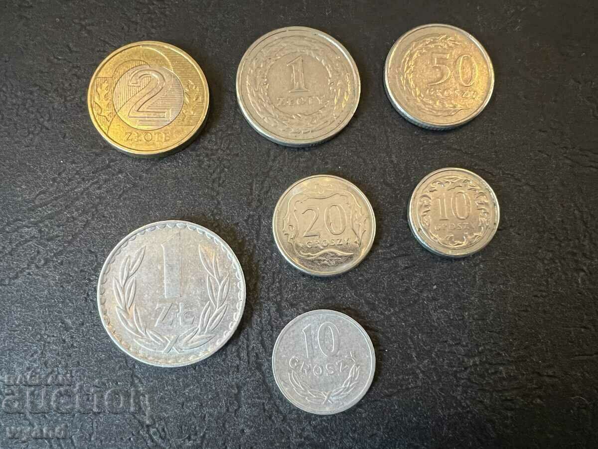 Lot of coins from Poland
