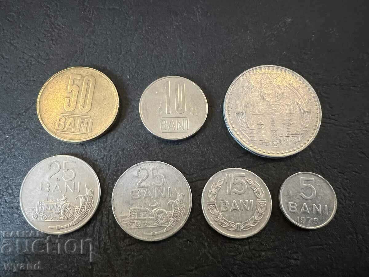 Лот монети от Румъния