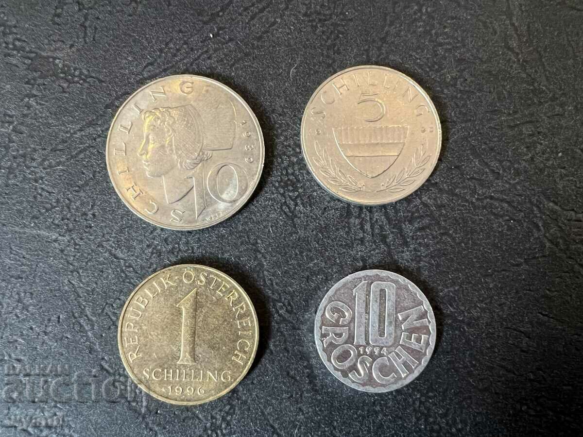 Πολλά νομίσματα από την Αυστρία
