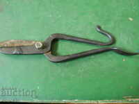 old forged tinsmith's shears