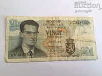 Βέλγιο 20 φράγκα 1964
