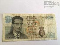 Belgia 20 de franci 1964