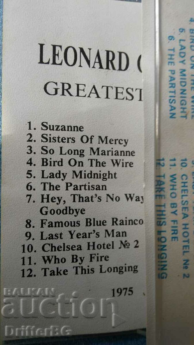 Auction  Audiocassette, Leonard Coen